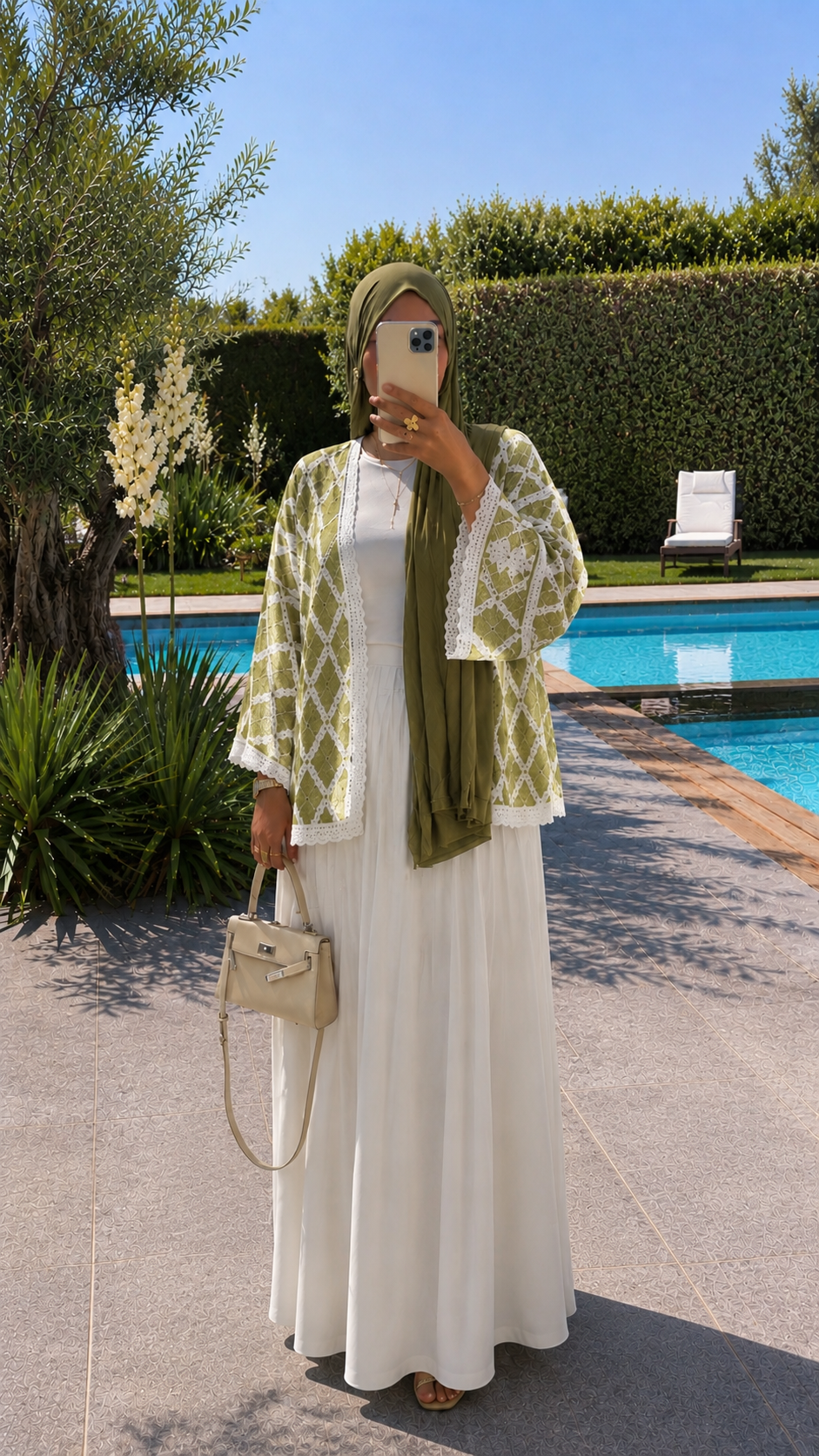 Cardigan Crochet Dentelle